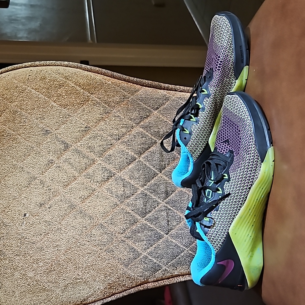 Nike Athletic Shoes - Black, Purple, Yellow